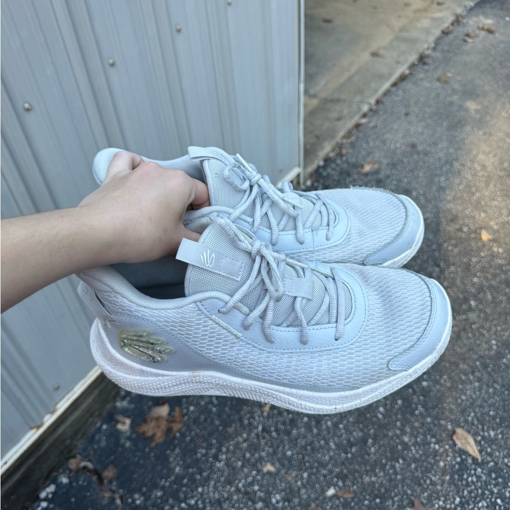 Under Armour White Mesh Sneakers